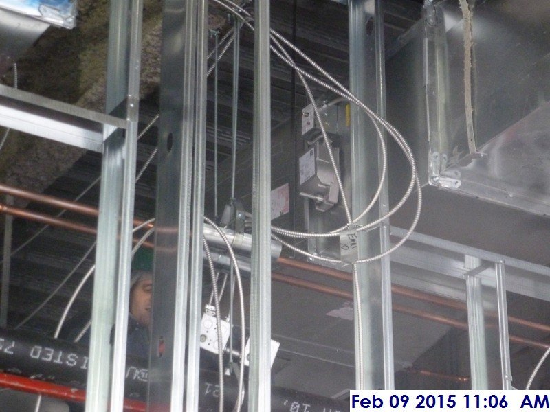 Installing motorized damper controllers at the 2nd floor Facing West
